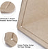 Bulletin Felt Board, 36x18 Inches, Decorative Pin Board for Wall, Foldable Self-Adhesive Vision Board with 36 Pushpins,