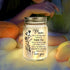 Kenon Mason Jar Night Light Christmas Gift for Mom, Home Decoration Lights, Personalized Jar Night Light Mother's Day
