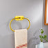 Towel Bar and Hand Towel Ring, Self Adhesive Stainless Steel Holder, No Drilling, 2 Pack, Gold