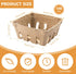 QUYLIXX 100 Packaging Pcs Pulp Fiber Berry Basket, Products Berry Baskets, Molded Pulp Fiber Vented Produce Basket