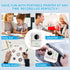 Mini Thermal Sticker Printer with 11 Rolls Paper, Portable Bluetooth Pocket Printer for iOS & Android, DIY, Label
