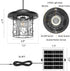 3000LM 5 3 Solar Shed Light Work Day & Night, Bright Modes Solar Powered Gazebo Lights Outdoor Hanging Lamps