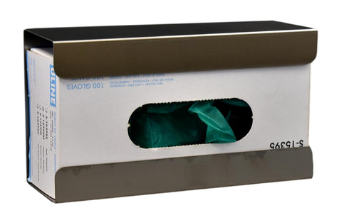 American Made Stainless Steel Wall Mountable Glove Box Holder/Dispenser for Easy Storage and Dispensing