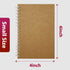 Small Spiral Notebooks 4 x 6 Inch - 4 Pack Mini Pocket Memo Notepads, 50 Sheets per Pad, Perfect for Notes and Lists
