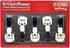 Box of 5 White Universal Clip for Vocera Communications Badge B3000 - 230-01985