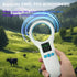 Rabitpos 1.44'' 500 Pet Microchip Scanner, Bluetooth Animal Tags Reader with TFT Display Screen, Handheld Rechargeable