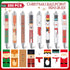 Cholemy 200 Pcs Christmas Pens Bulk, Xmas Novelty Ballpoint Pens with Black Ink for School Office Home