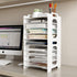 Natwind Stackable Paper Organizer for Desk, 10-Tier White Desktop File Sorter for Home Office, School
