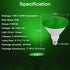 Par38 Green Light Bulb - 15W (100Watt Equivalent) - E26 Green Flood Lights 2 Pack, Party Decoration, Porch, Home Lighting, Holiday Lighting, Halloween, LED Green Light Bulb Outdoor Indoor (Green) by CICINY