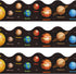 Space Bulletin Board Border, Outer Space Planet Borders for Classroom Decorations, 36ft Solar System Trim