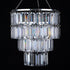 W9.84 H11 Modern Chandelier Shade, Faux Chandeliers Light Fixture Pendant Ceiling Lampshade for Girls Bedroom, X