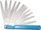 uxcell 0.02-1.00mm Metric Gap Measure Feeler Gauge Tool - Silver Color