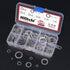 Hilitchi 300-Pcs 304 Stainless Steel Internal Tooth Star Lock Washers Assortment Set - 8 Sizes Included: M2 M3 M4 M5 M6
