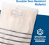 Spartan Industrial 8" X 10" (100 Count) 3 Mil Frosted Zipper Bags with Vent Hole - Reclosable Plastic Bags for Clothes,