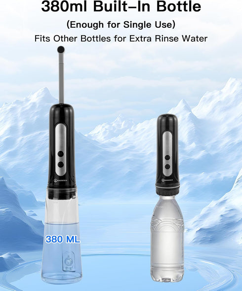 Handheld Portable Travel Bidet Sprayer, Rechargeable Electric Bidet, Peri Bottle for Women & Men, Upside Down Design