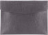 Enyuwlcm PU Leather A4 File Folder Document Holder with Snap Closure for Receipt Contract, Gray