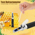 58 92% Refractometer with ATC,Refractometer to Wort Specific Gravity Beer Fruit Juicer Wine Sugar Test Hydrometer