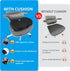 Tirniva Tailbone Coccyx & Support Seat Cushion for Office & Car Ergonomic U-Cutout Memory Foam for Sciatica, Pressure