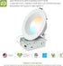 1 Pack 4 Inch 10W 889LM, 5CCT 2700K-5000K CRI90+, Dimmable T24, ASD Deep Regressed Baffle Trim Recessed Light, LED