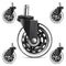 Gamma Office Chair Wheels, Pack of 5, Heavy Duty Replacement for Scratch-Free, Smooth Rolling on Floors