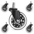 Gamma Office Chair Wheels, Pack of 5, Heavy Duty Replacement for Scratch-Free, Smooth Rolling on Floors