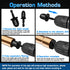 Hakkin 7PCS HVAC Repairing Set, Air Conditioner Copper Tube Expander with 5 in 1 Swaging Tool