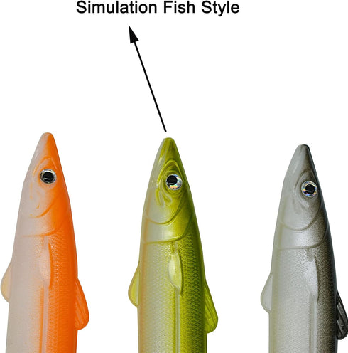 Maydahui 6 PCS Fish Ballpoint Pen - Creative Novelty Pens with Black Ink for School Office Home