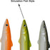 Maydahui 6 PCS Fish Ballpoint Pen - Creative Novelty Pens with Black Ink for School Office Home
