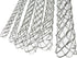 Black Cable Pulling Grip Sock Kit, Flexible Eye Mesh Rope, Galvanizing Steel Antislip Pipe Wire Pulling Grips Set