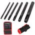 Spurtar Heavy Duty Hollow Punch Set (6 pcs), Round Leather Punch Kit with Storage Bag for Various Materials