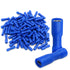 Baomain 100-Pack Female Quick Disconnect Spade Terminals, 0.11", 16-14 AWG, Fully Insulated Crimp Connectors