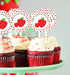 Strawberry Thank You Sticker Labels, 2 Inch Thank You Berry Much for Coming Stickers - 250 Pcs Birthday Party Favors