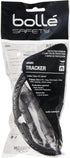 Boll Safety Tracker Safety Eyewear, 253-TR-40085, Black/Gray Polycarbonate + TPE Full Frame, Clear Lens