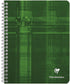 Clairefontaine Wirebound Notebook, Ruled with Margin, 60 Sheets, 6 1/2 x 8 1/4, Sold Individually (Assorted Color)