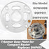 1 DNP613 DWP611,DCW600B PC Clear Round Sub Base Replaces Compatible with Compact Routers,Durable Router Base Plate