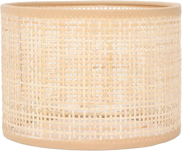 Rattan Lamp Shade Vintage Woven Basket Chandelier Hanging Table Floor Light Cover