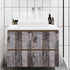 Yun-aeon Gray Wood Peel and Stick Wallpaper 17.3" X 80" Self-Adhesive Removable Wall Paper for Furniture Renovation