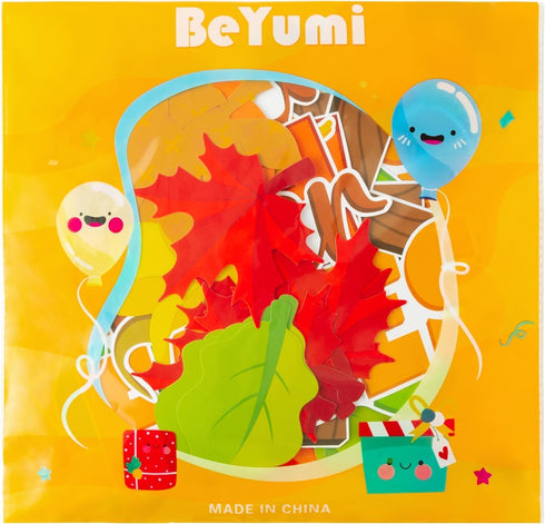 BeYumi 94Pcs Christian Bulletin Board Set, Fall for Jesus, Autumn Maple Leaves, Thanksgiving Decor