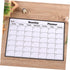 NUOBESTY Magnetic Whiteboard Message Board, Rewritable Poster Board, Magnetic Dry Erase Calendar for Fridge