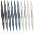 Honoson 20 Pcs Sanding Sticks - Polishing Sticks for Plastic Models, Assorted Metal and Wood Tools for Beginners