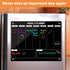 Weekly Dry Erase Board for Refrigerator, Magnetic Weekly Calendar for Fridge, Black Acrylic Note Board, Planner Schedule Board, Double-Sided Use by Kamehame