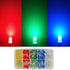 300 Bulb 3mm 5mm 2 5 Adeept Pieces Clear LED Diodes, Light Emitting Diodes Lamp Pin Round Assorted Colors Kit