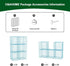 6 Closet 36.6L 12.4W 36.6H, UWCS3006B C&AHOME Wire Cube Storage, - Cube Organizer Metal C Grids, Modular Shelves Units
