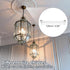 LUMLLSAJI 125mm (4.92") 4 Set Universal Light Fixture Mounting Bracket Kit, Light Crossbar Ceiling Light Plate