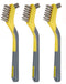 Amazon Basics Stainless Steel Mini Wire Brushes for Paint Removal, Rust Removal,