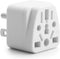 US Travel Plug Adapter, Unidapt EU/UK/AU/CN/JP/Asia/Italy/Brazil to USA Type B, Grounded Wall Plug Converter