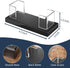 NIUBEE Acrylic Business Card Holder, Clear Plastic Display Stand for Desk, 2 Pieces Gift Card Organizer for Office