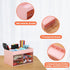 LETURE Desk Organizer with Drawer, Office Desktop Accessories Stationary Caddy for Pen, Pencil, Business Card & Sticky