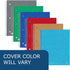 Roaring Spring 3 Subject Spiral Notebook, College Ruled, 120 Sheets, Double Pockets, 11" x 9", Assorted Colors