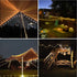 2 Packs 15ft 50 Bulbs, IP65 Vigdur Solar String Lights Outdoor, Globe String Lights with Globes Waterproof Solar